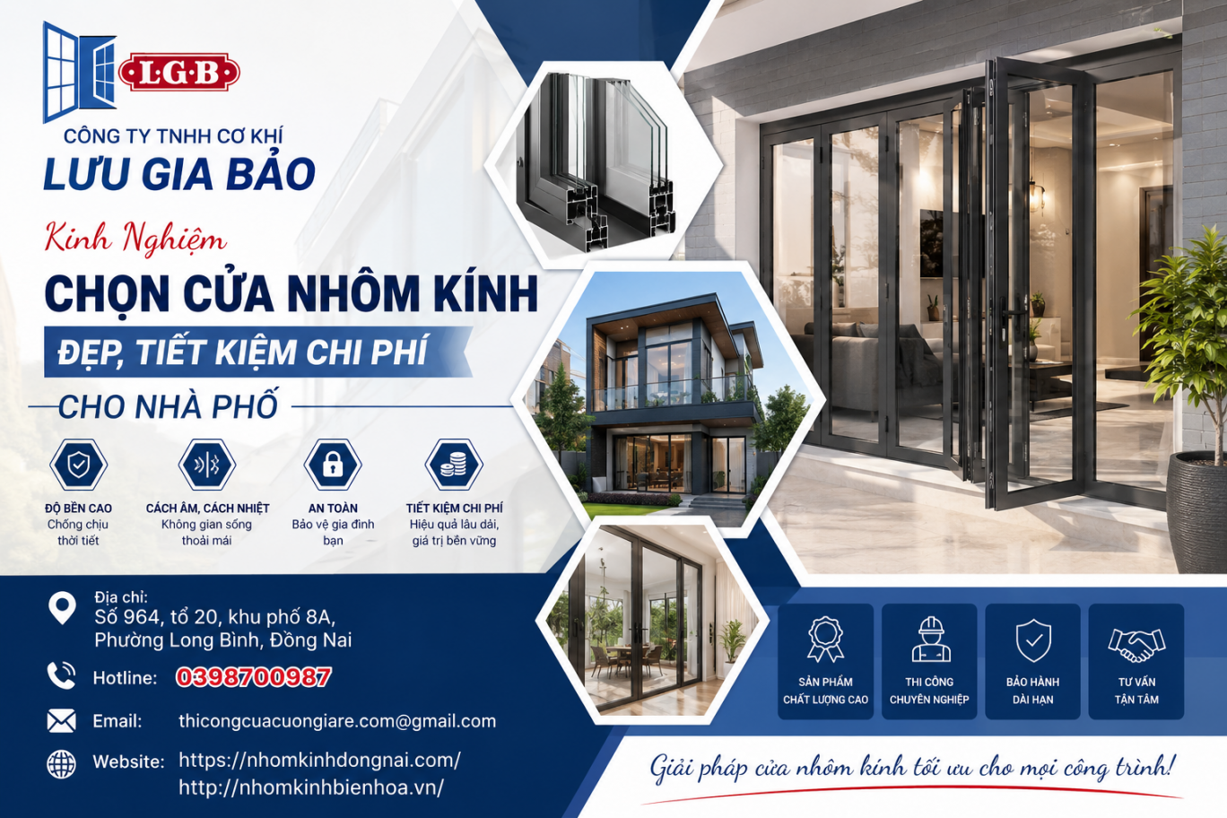 Kinh Nghiệm Chọn Cửa Nhôm Kính Đẹp, Tiết Kiệm Chi Phí Cho Nhà Phố 